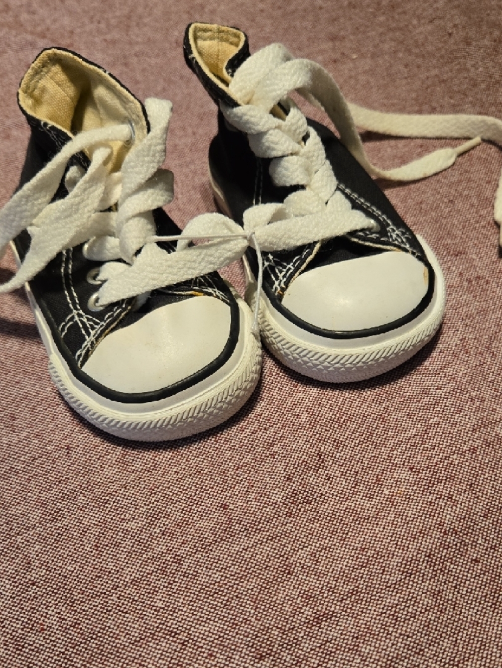Converse Kids Black Canvas High-Top Sneakers